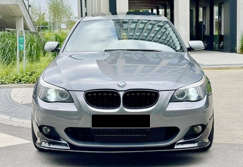 🟢SPLITTER A PLUS+ M SPORT STYLE ADATTO PER BMW E60 2003+Pianoforte nero🟢