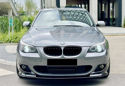🟢SPLITTER A PLUS+ M SPORT STYLE ADATTO PER BMW E60 2003+Pianoforte nero🟢