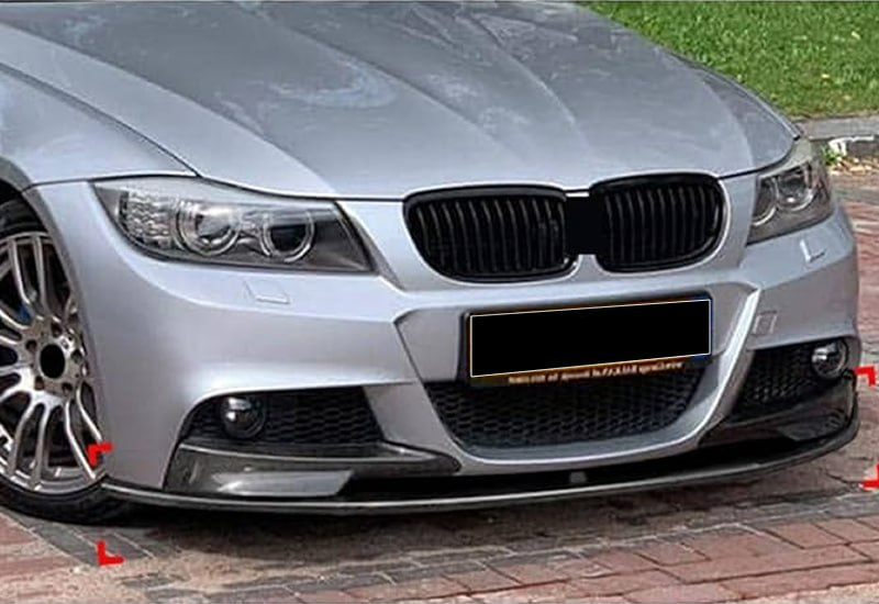 💎SPLITTER A PLUS+ M SPORT STYLE ADATTO PER BMW E90 LCI 08+Pianoforte nero 3PZ💎