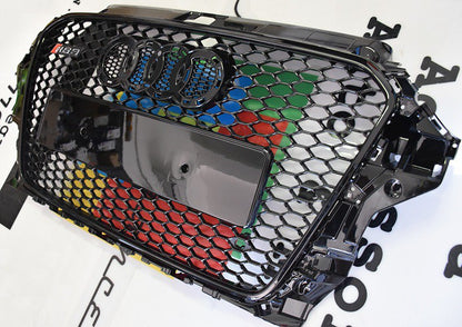 ART. 0581 GRIGLIA AUDI A3 8V 2012-2016 LOOK RS3 NERA