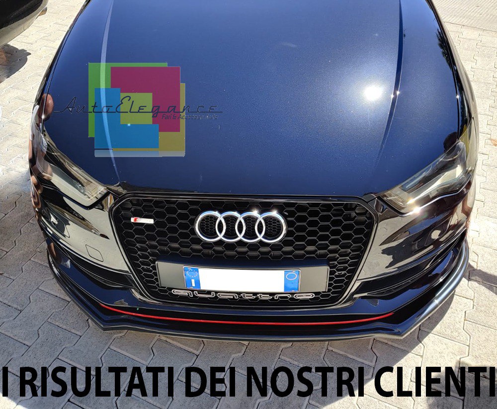 ART. 0581 GRIGLIA AUDI A3 8V 2012-2016 LOOK RS3 NERA