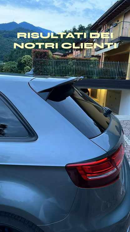 💫SPOILER TETTO ADATTO PER AUDI A3 8V SPORTBACK SLINE 2012+ RS3 LOOK ABS💫