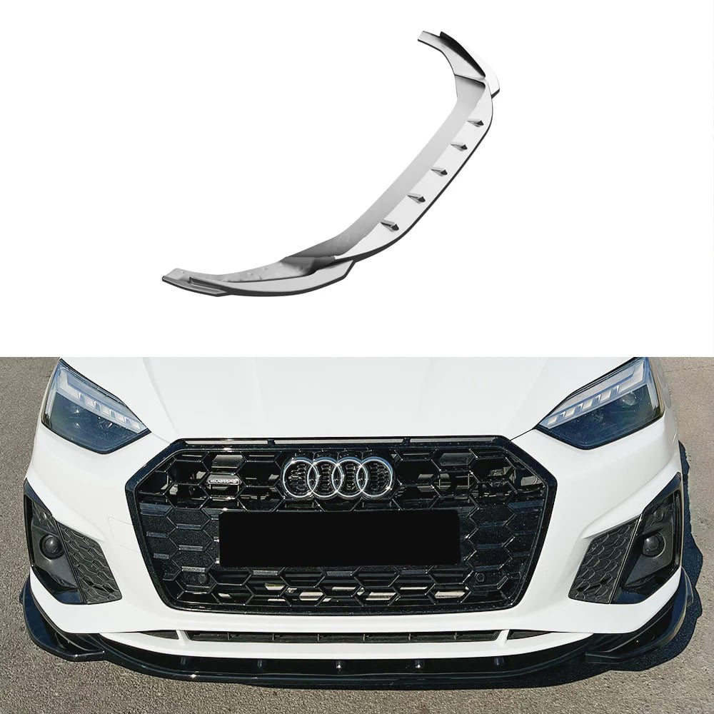 ⭐1904 SPLITTER ADATTO PER AUDI A5 F5 2019+ SLINE S5 LIFT NERO LUCIDO⭐