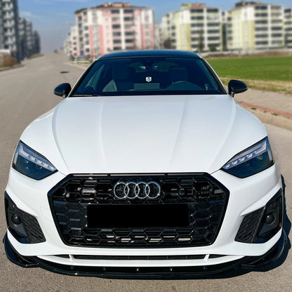⭐1904 SPLITTER ADATTO PER AUDI A5 F5 2019+ SLINE S5 LIFT NERO LUCIDO⭐