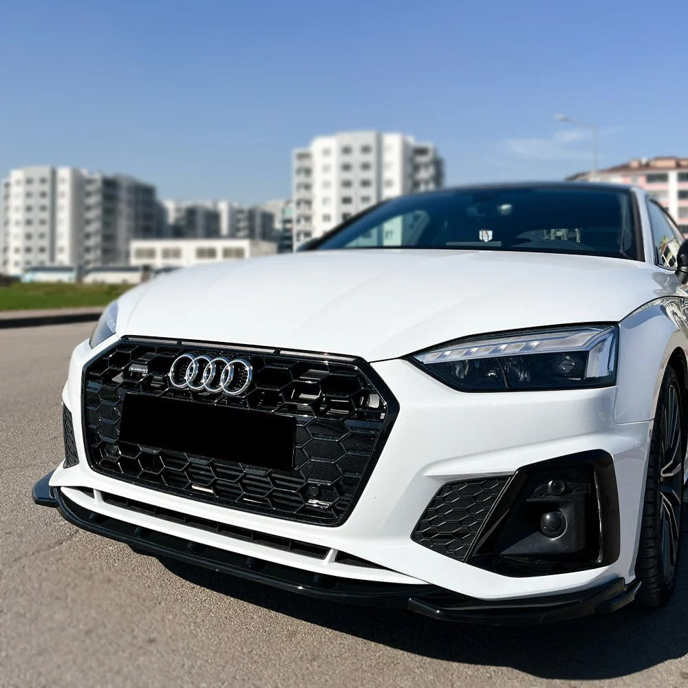⭐1904 SPLITTER ADATTO PER AUDI A5 F5 2019+ SLINE S5 LIFT NERO LUCIDO⭐
