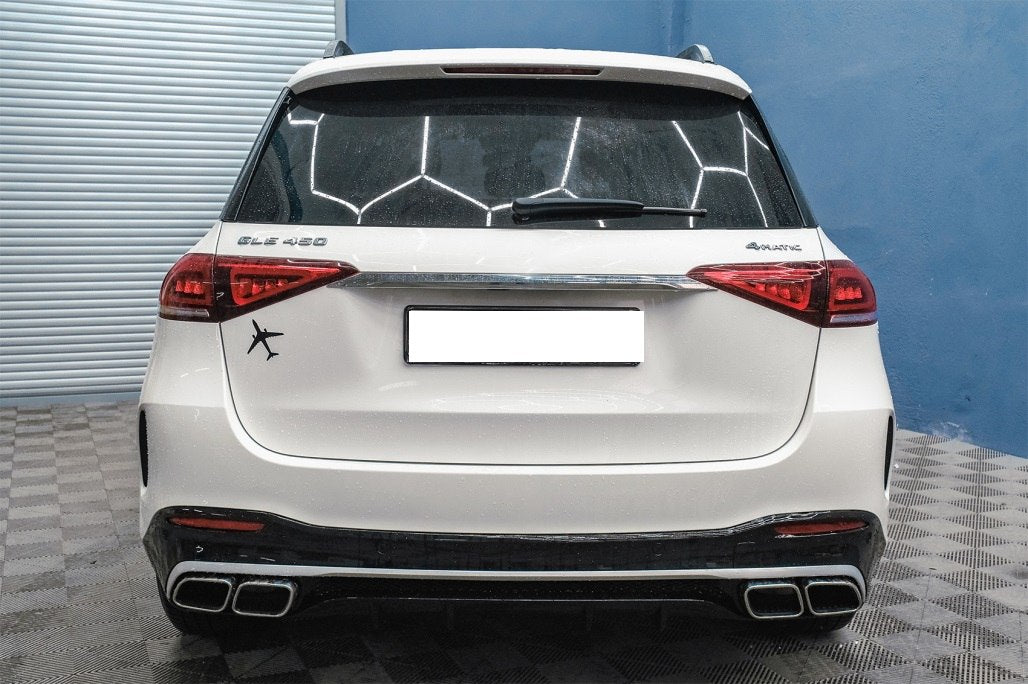 😍Diffusore Posteriore +Terminale di Scarico adatto per Mercedes GLE W167 V167