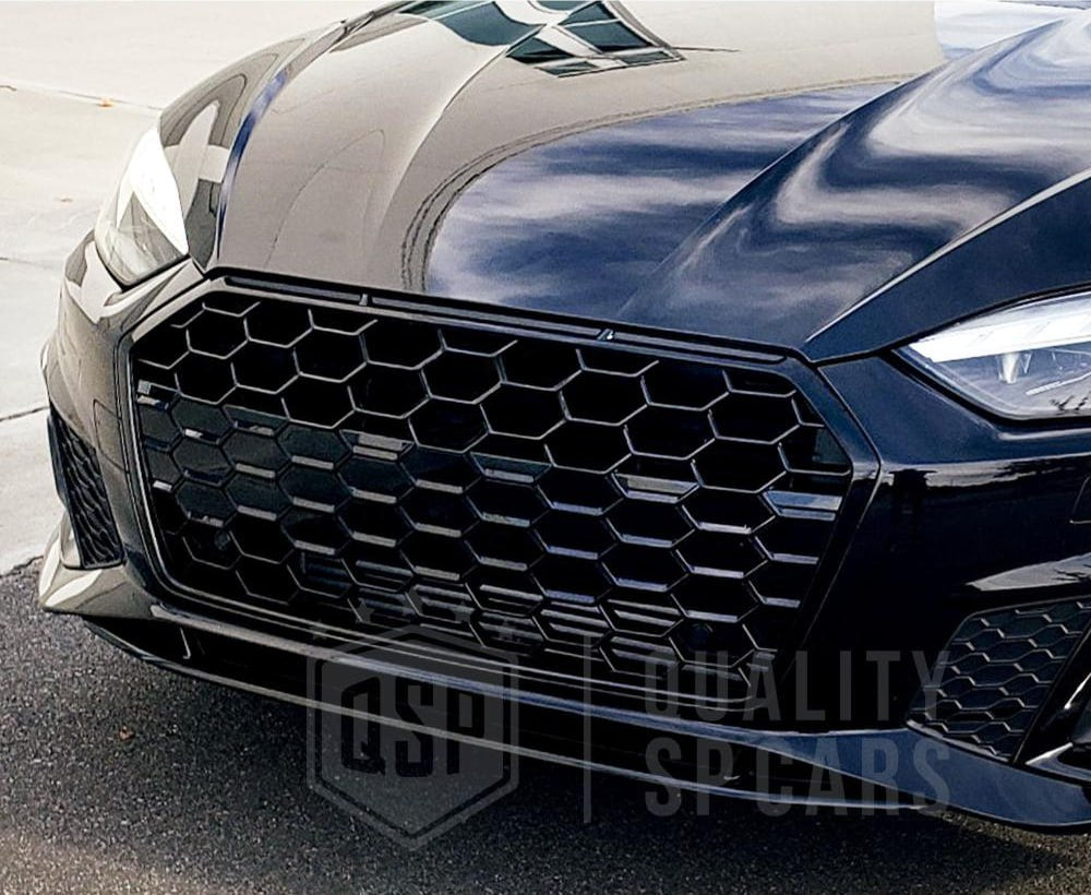 🔥GRILLE SUITABLE FOR AUDI A5 F5 2019-2024 S5 LOOK GLOSSY BLACK🔥