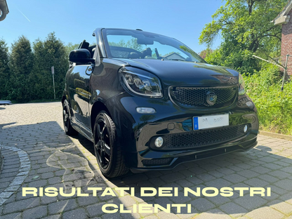 📣SMART FORTWO 453 2014+ SPLITTER SOTTO PARAURTI ANTERIORE SPORTIVO IN ABS📣