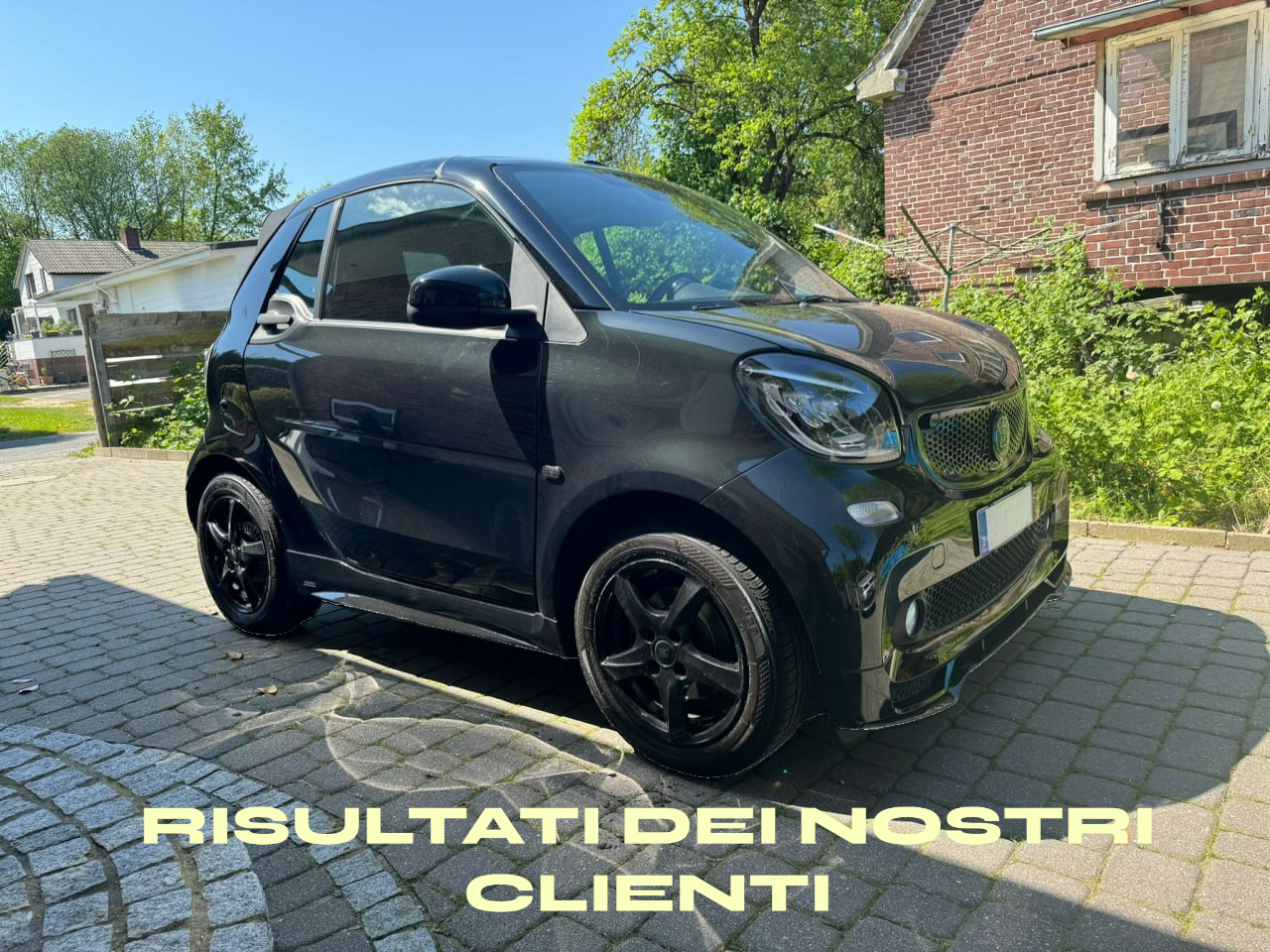 ⏩SMART FORTWO 453 COPPIA SOTTO PORTA LATERALI SPORTIVI MINIGONNE ABS / PLASTIC