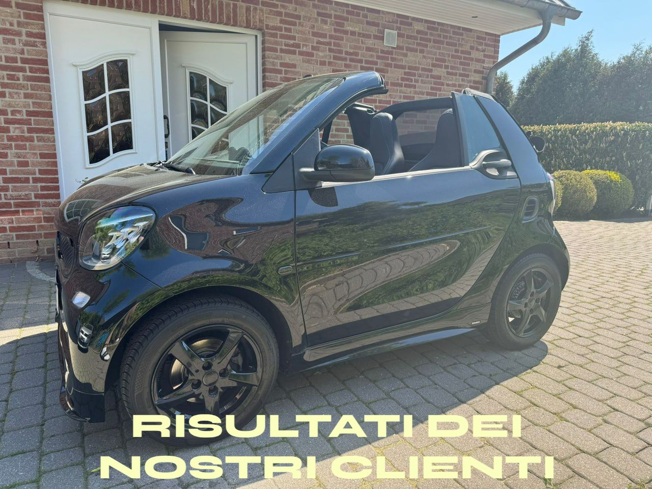 ⏩SMART FORTWO 453 COPPIA SOTTO PORTA LATERALI SPORTIVI MINIGONNE ABS / PLASTIC