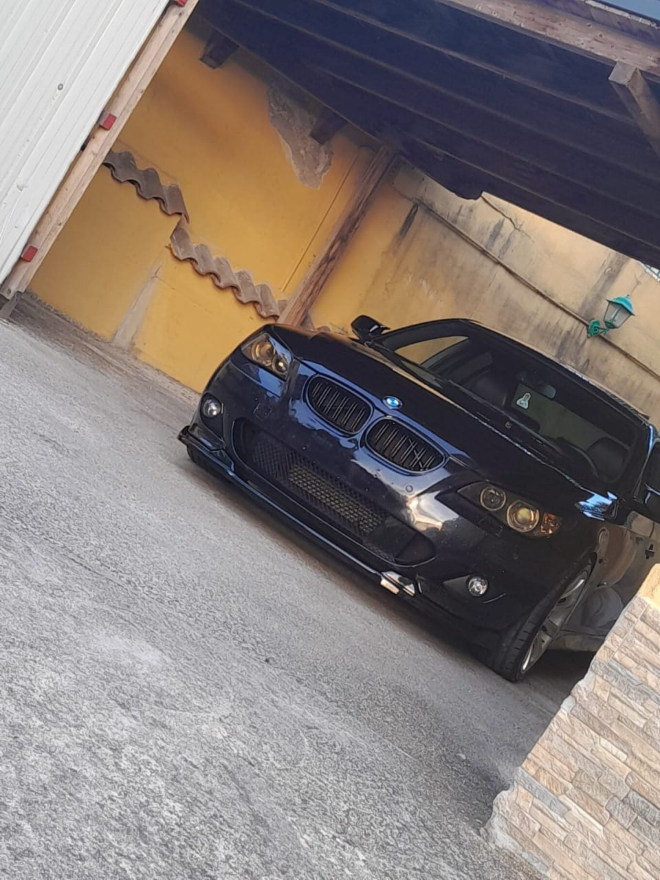 🔝FRONT SPLITTER SUITABLE FOR BMW 5 SERIES E60 E61 M TECH ABS BLACK BLADE🔝