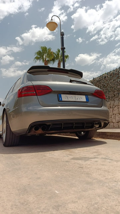 ✨Rear diffuser suitable for Audi A4 B8 (8K) RS4 LOOK 07-14 GLOSSY BLACK✨