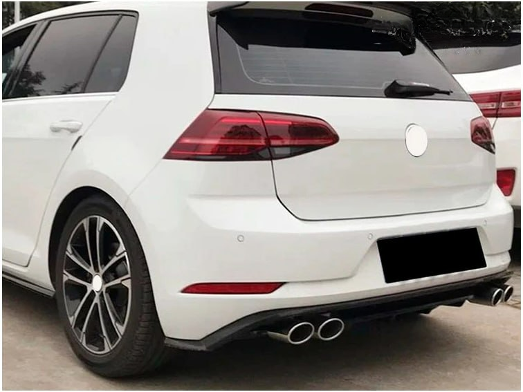 ☀DIFFUSORE ADATTO PER VW GOLF 7 2012-2017 GTI NERO LUCIDO 2+2 (NIDO APE)☀