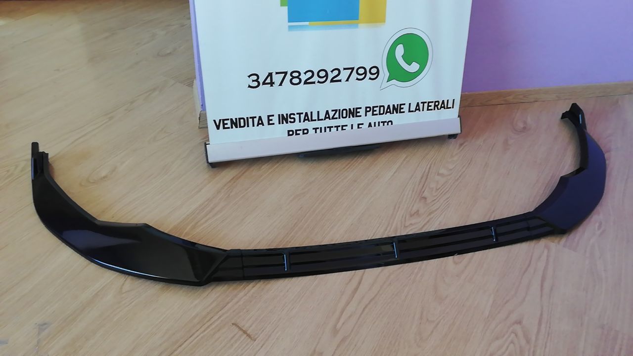 🤩SPLITTER SUITABLE FOR AUDI A3 8Y 2020+ SLINE S3 GLOSSY BLACK (3 PIECES)🤩
