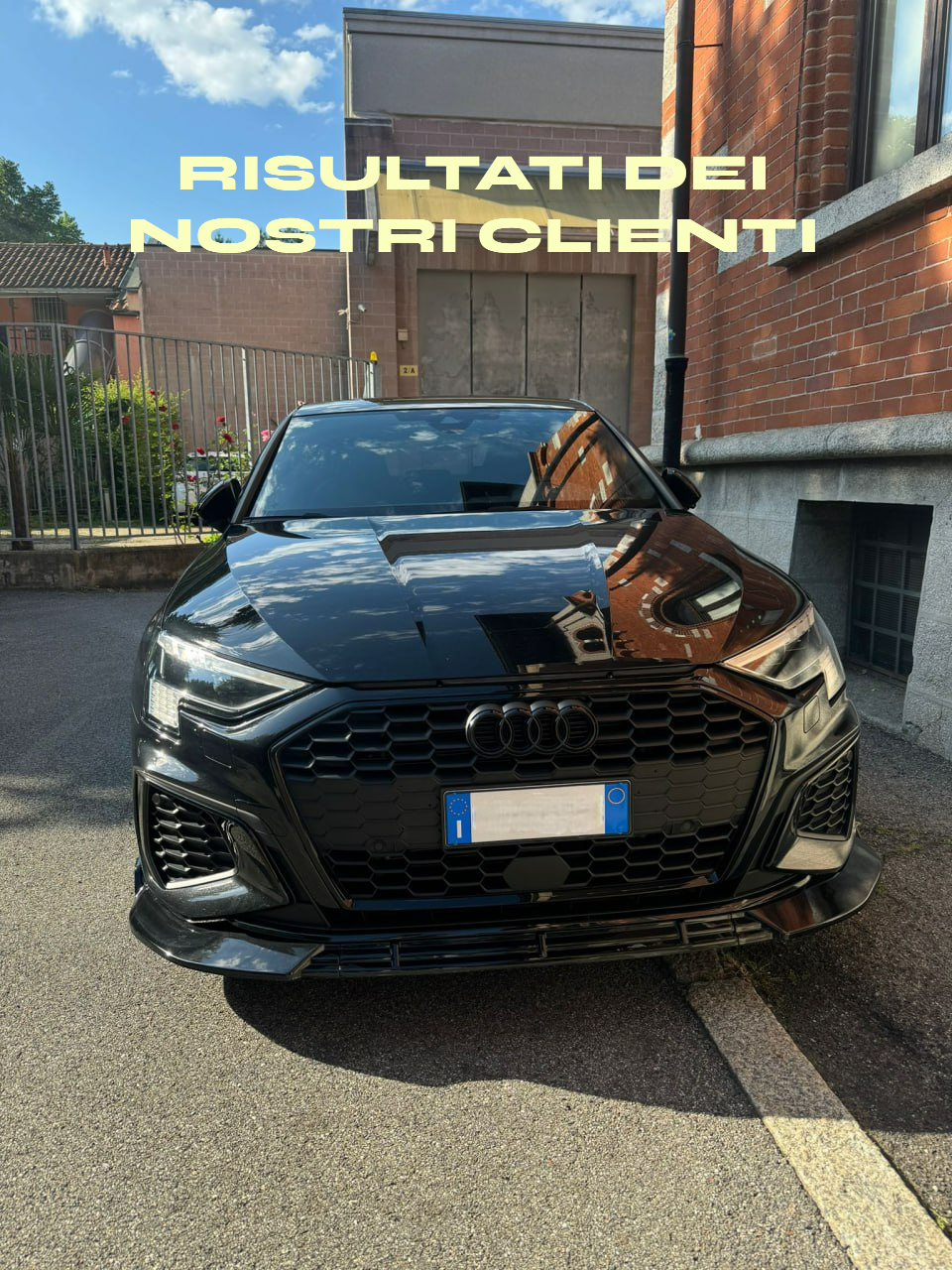 🤩SPLITTER SUITABLE FOR AUDI A3 8Y 2020+ SLINE S3 GLOSSY BLACK (3 PIECES)🤩