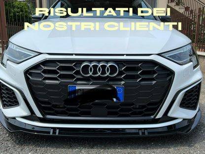 ✨SPLITTER ADATTO PER AUDI A3 8Y 2020+ SLINE NERO LUCIDO✨