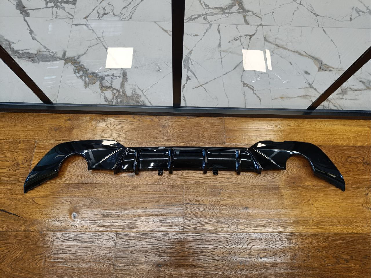 1923💥DIFFUSORE PER BMW SERIE 3 G20 G21 2018-2022 MSPORT NERO LUCIDO💥