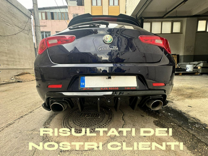 ✨DIFFUSORE ADATTO PER ALFA ROMEO GIULIETTA LOOK TUNING NERO LUCIDO✨