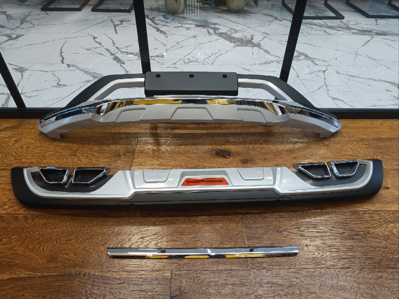 ✔️PARAURTI ANTERIORE+POSTERIORE SPORTIVI KIA SPORTAGE QL 2019-2021 ABS/PLASTICA