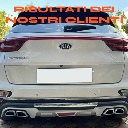 ✔️PARAURTI ANTERIORE+POSTERIORE SPORTIVI KIA SPORTAGE QL 2019-2021 ABS/PLASTICA