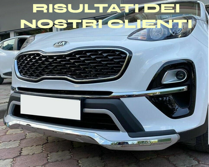 ✔️PARAURTI ANTERIORE+POSTERIORE SPORTIVI KIA SPORTAGE QL 2019-2021 ABS/PLASTICA