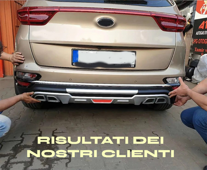✔️PARAURTI ANTERIORE+POSTERIORE SPORTIVI KIA SPORTAGE QL 2019-2021 ABS/PLASTICA