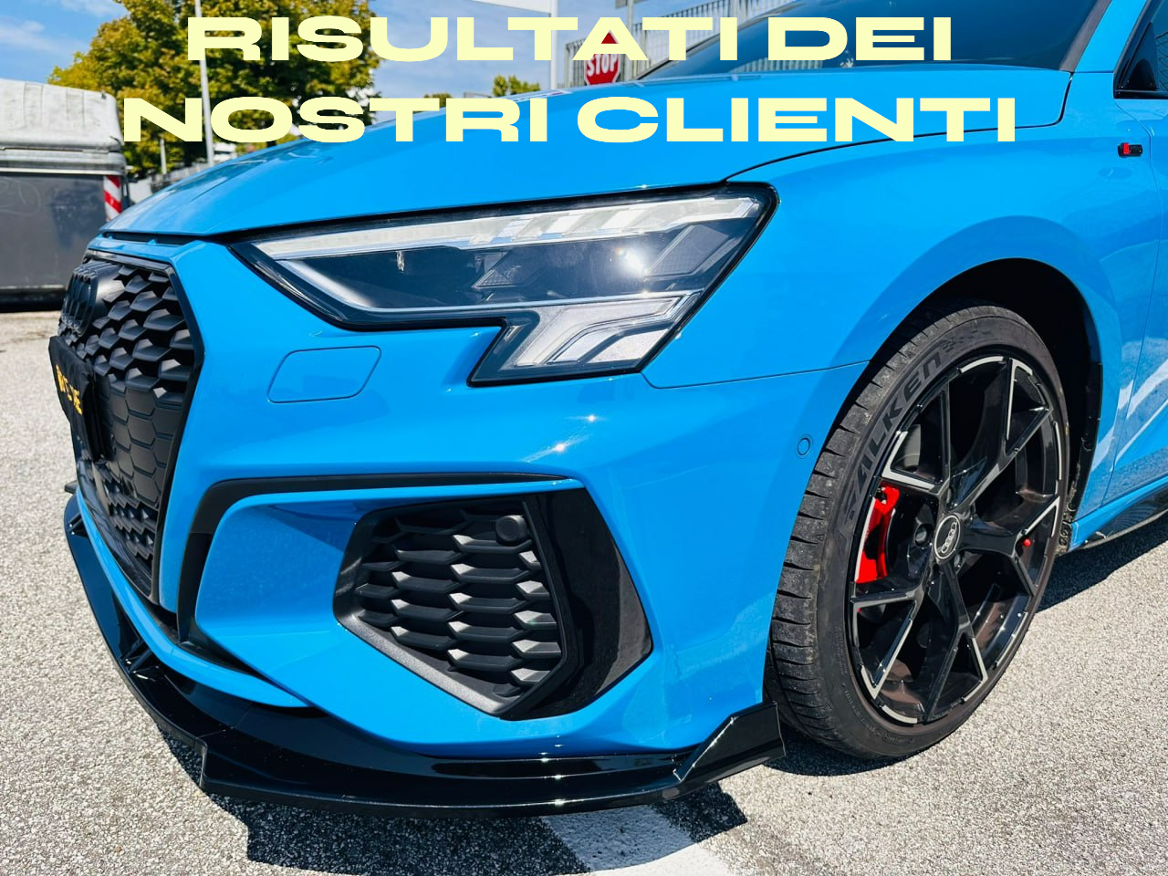 ✨SPLITTER ADATTO PER AUDI A3 8Y 2020+ SLINE NERO LUCIDO✨
