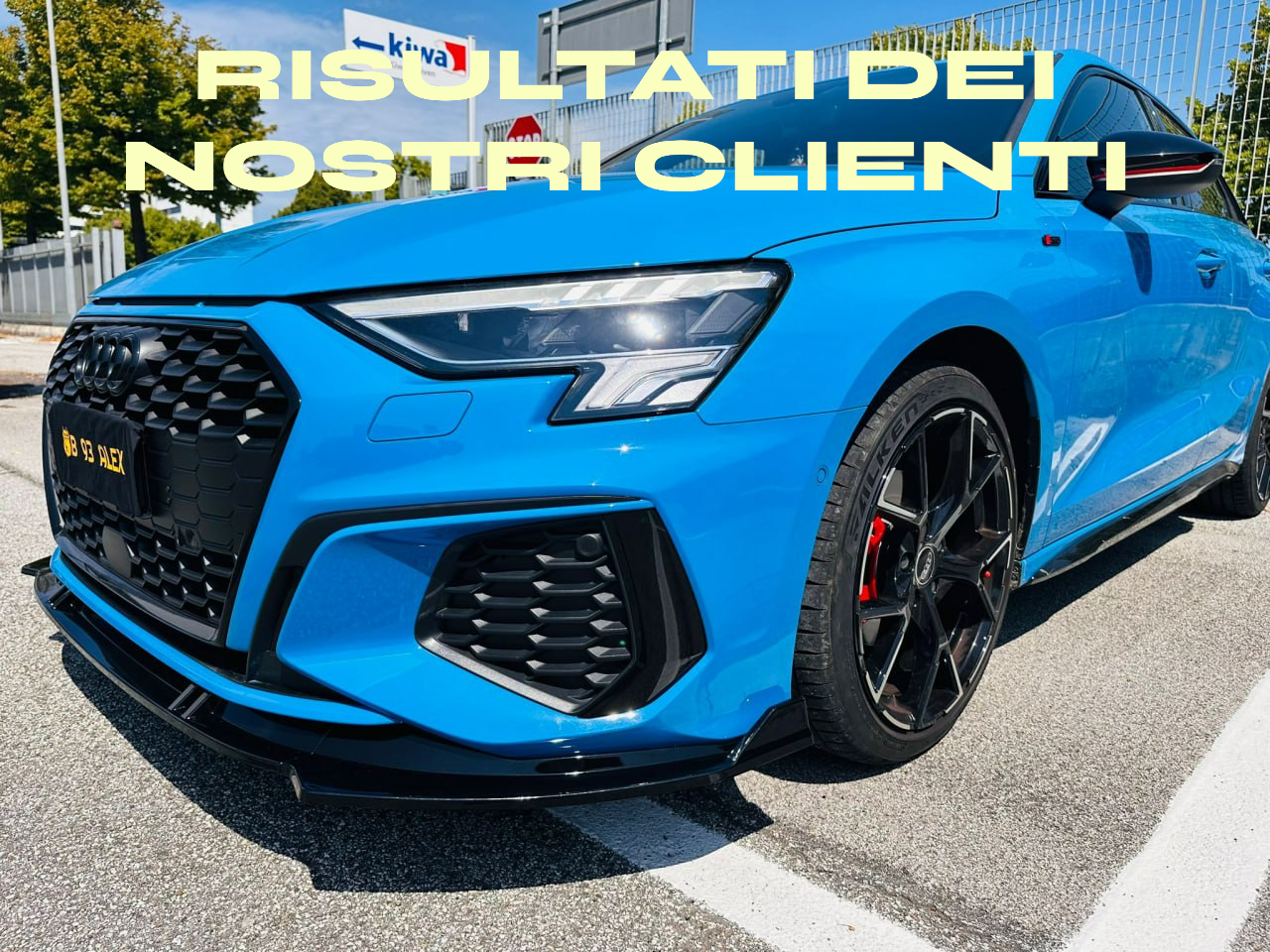 ✨SPLITTER ADATTO PER AUDI A3 8Y 2020+ SLINE NERO LUCIDO✨