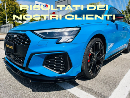 ✨SPLITTER ADATTO PER AUDI A3 8Y 2020+ SLINE NERO LUCIDO✨