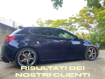 💎UNDER SKIRTS SUITABLE FOR ALFA ROMEO GIULIETTA 2010-2020 GLOSSY BLACK💎 