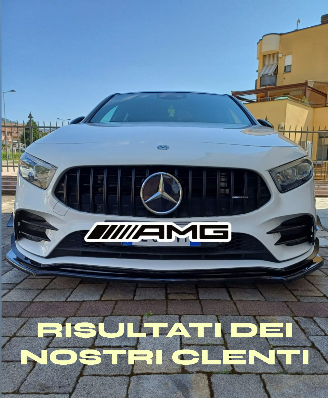 💎LAMA ADATTA MERCEDES CLASSE A W177 SPLITTER SOTTO PARAURTI ANTERIORE NERO💎