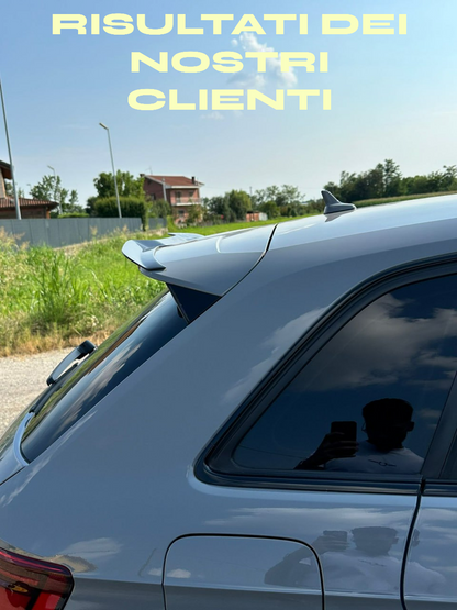 ALA SPOILER TETTO ADATTO PER AUDI A3 8V SPORTBACK 2016-2020 RS3 LOOK NERO LUCIDO