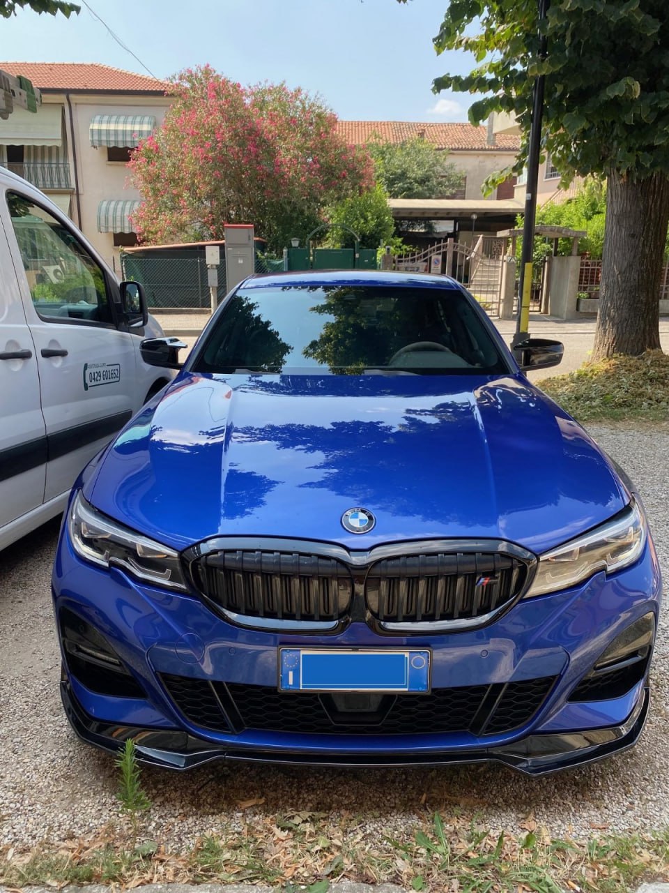 💎BMW 3 SERIES G20 M SPORT FRONT BUMPER SPLITTER SPOILER GLOSS BLACK ABS💎