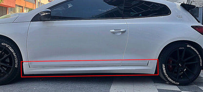 ⭐0258 SKIRTS FOR VW SCIROCCO FROM 2008+ ABS DOOR SPOILER RLINE LOOK⭐ 