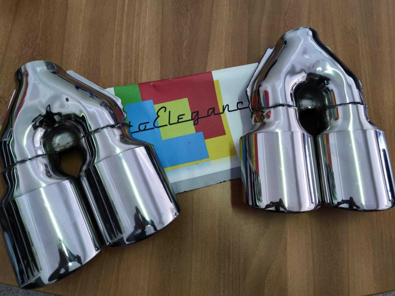 SOTTO PARAURTI ALFA ROMEO GIULIA 2015+ DIFFUSORE POSTERIORE NERO CON TERMINALI OVALI CROMATI