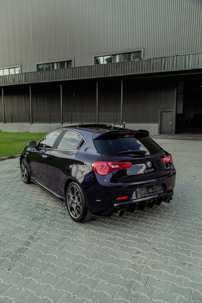 Diffusore Dam adatto per alfa romeo giulietta nero lucido