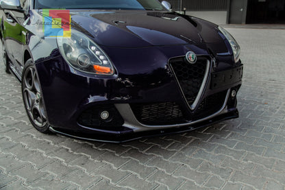 ⭐SPLITTER SUITABLE FOR ALFA ROMEO GIULIETTA 2010-2020 GLOSSY BLACK⭐ 