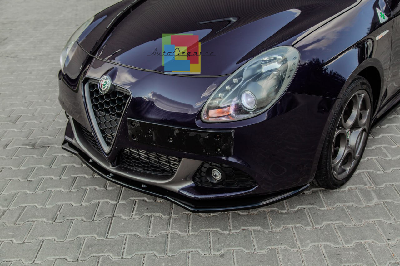 ⭐SPLITTER SUITABLE FOR ALFA ROMEO GIULIETTA 2010-2020 GLOSSY BLACK⭐ 
