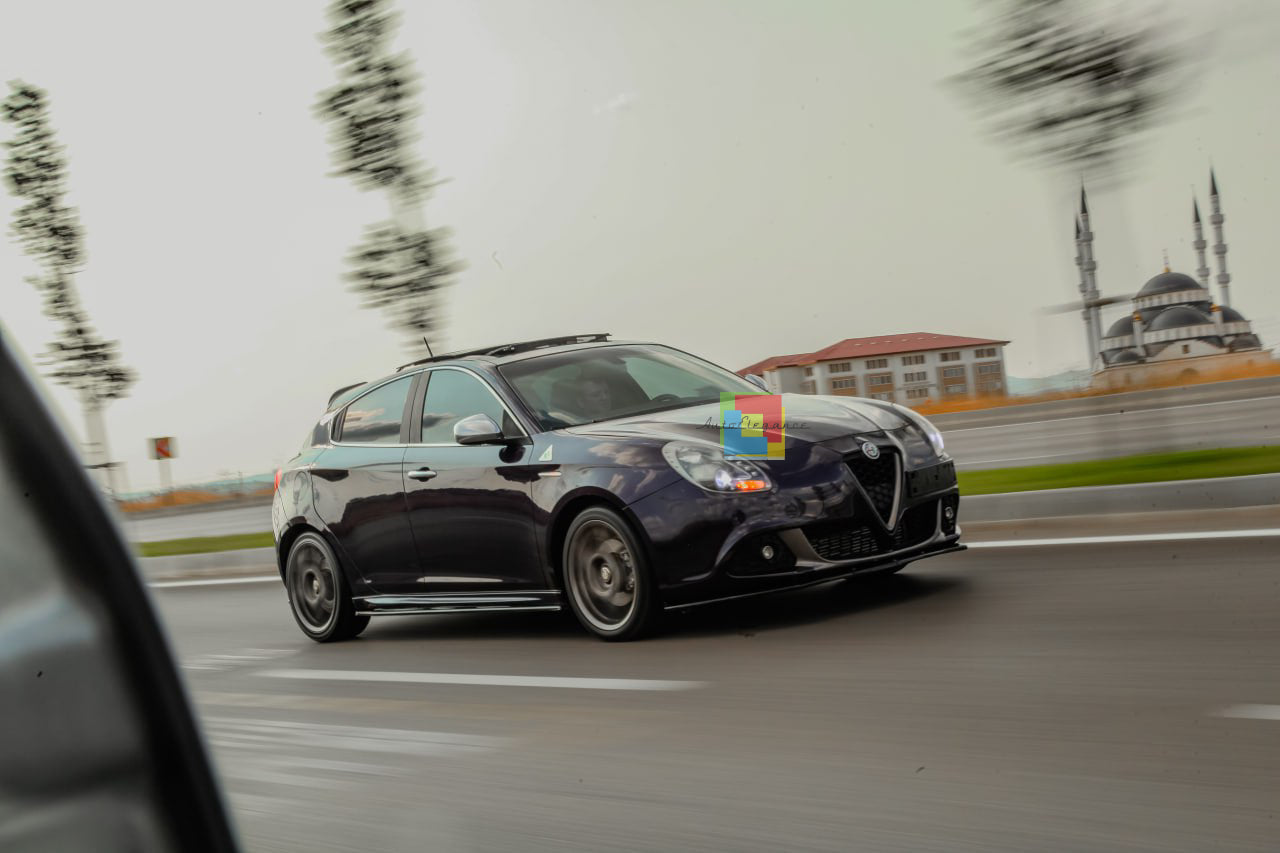 ⭐SPLITTER SUITABLE FOR ALFA ROMEO GIULIETTA 2010-2020 GLOSSY BLACK⭐ 