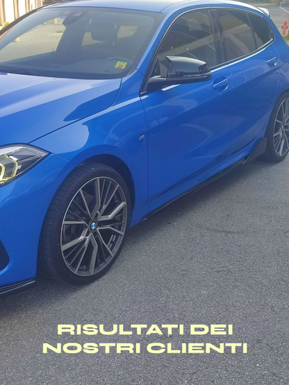 ⭐UNDER SKIRTS SUITABLE FOR BMW 1 SERIES F40 MSPORT GLOSSY BLACK SPORTY LOOK⭐ 