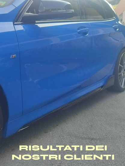 ⭐UNDER SKIRTS SUITABLE FOR BMW 1 SERIES F40 MSPORT GLOSSY BLACK SPORTY LOOK⭐ 