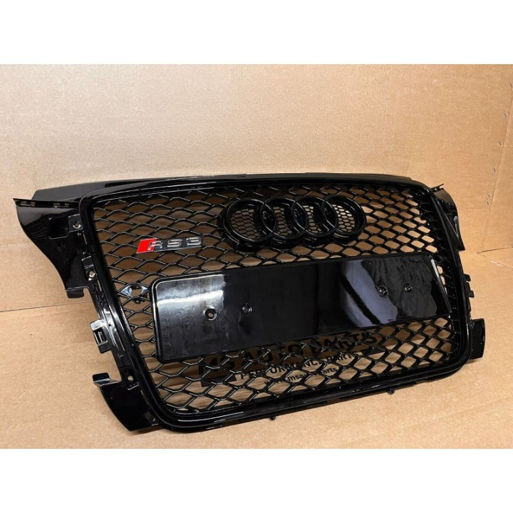 ART. 1937 GRIGLIA AUDI  A3 8P 2008-2012 LOOK RS3 NERO LUCIDO