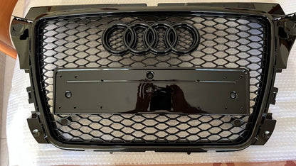 ART. 1937 GRIGLIA AUDI  A3 8P 2008-2012 LOOK RS3 NERO LUCIDO
