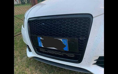 ⭐GRIGLIA PER AUDI A3 8P 2008-2012 LOOK RS3 QUATTRO NERO LUCIDO ⭐