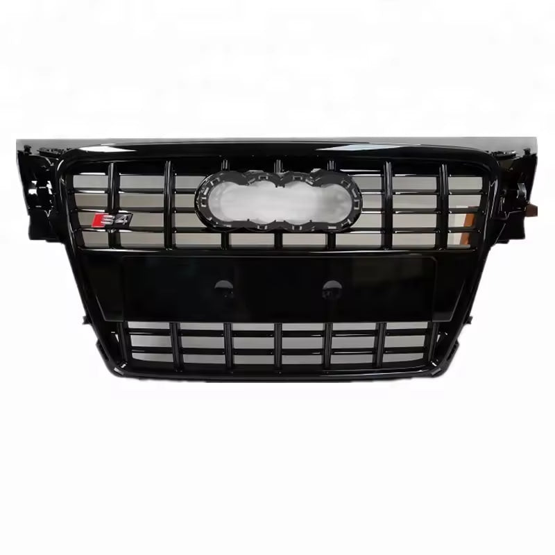 1942💥GRIGLIA ADATTO PER AUDI A4 B8 2007-2011 LOOK S4 NERO LUCIDO💥