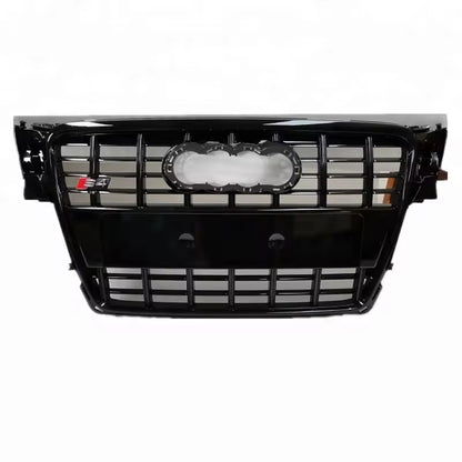 1942💥GRIGLIA ADATTO PER AUDI A4 B8 2007-2011 LOOK S4 NERO LUCIDO💥