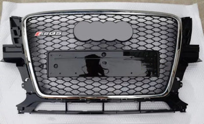1947💥GRIGLIA ADATTO PER AUDI Q5 8R 2007-2011 LOOK RSQ5 NERO BORDO CROMATO💥