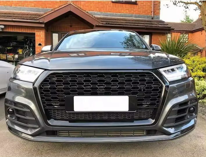 ⭐1948 GRIGLIA PER AUDI Q5 FY 2017-2020 LOOK RSQ5 QUATTRO NERO LUCIDO⭐