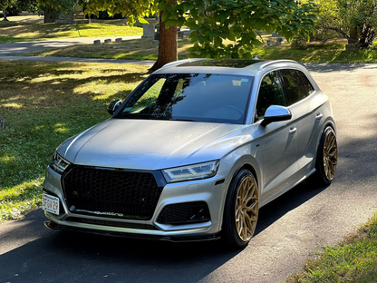 ⭐1948 GRIGLIA PER AUDI Q5 FY 2017-2020 LOOK RSQ5 QUATTRO NERO LUCIDO⭐