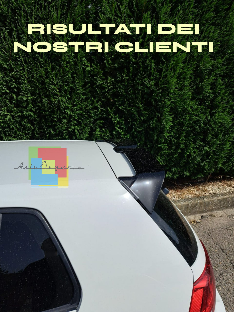 💎SPOILER TETTO ADATTO PER VW GOLF 7 LOOK OETTINGER DESIGN GREZZO💎